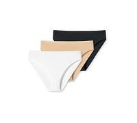 Uncover by Schiesser - Cotton - Tai Slip - 6er Pack (XXL Schwarz/Weiß/Sand)