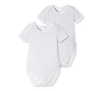 Schiesser Unisex Baby 2 PACK Bodies mit Arm - 100% Organic Bio Baumwolle - Größe 56 bis 104