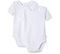 Schiesser Unisex Baby 2 Pack Bodies mit Arm - 100% Organic Bio Baumwolle - Größe 56 bis 104