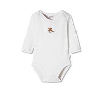 Schiesser Unisex Baby Bodies Langarm Modal/Baumwolle Mix - Unisex Baby und Kleinkind Unterwäsche Satz, Weiß, 56 EU