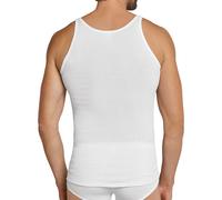 SCHIESSER Unterhemd 4er Pack - Original Doppelripp, Sport-Jacke, ärmellos Weiß L
