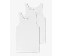 Uncover by Schiesser - Unterhemd/Tanktop - 2er Pack (L Weiß)
