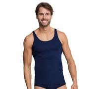 Schiesser Unterhemd Original Feinripp navyblau Herren, Größe 8