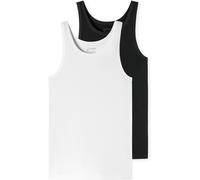 Schiesser Unterhemden Herren schwarz, 6