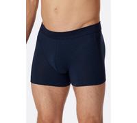 Schiesser Unterwäsche Boxershorts Organic Cotton (Comfort Fit) gemustert nachtblau Herren - 1 Stück, Größe 7