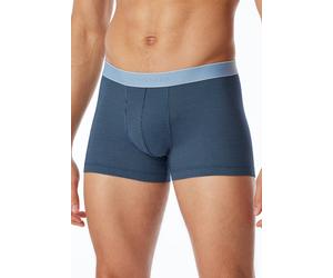 Schiesser Unterwäsche Boxershorts Shorts Modal gestreift blaugrau Herren - 1 Stück, Größe 6
