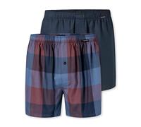 Weiter Boxer SCHIESSER "Boxershorts Multipack", Herren, Gr. 6, Webqualität, bunt (920, sonstige), Webqualität, Obermaterial: 100% Baumwolle, weit, Unterhosen, Eingriff mit Knopf, elastischer Bund, loc