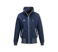 SCHIETWETTER Damen Blouson Tagelagen Conny, Bomberjacke, Übergangsjacke, Fliegerjacke, Collegejacke, extra breite Bündchen, hoher Stehkragen Navy 38