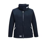 SCHIETWETTER Damen Fleecejacke Hakenhand Frieda, Freizeitjacke mit Schalkragen, ohne Kapuze, Outdoorjacke, warm, kuschelig Navy 44