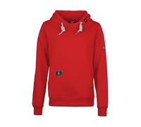 SCHIETWETTER Damen Hoodie Iris, Kapuzenpullover, Sweater, Sweatshirt einfarbig, mit Kängurutasche red 46