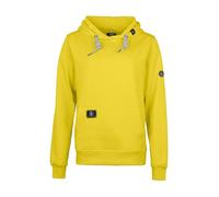 SCHIETWETTER Damen Hoodie Iris, Kapuzenpullover, Sweater, Sweatshirt einfarbig, mit Kängurutasche Yellow 46