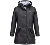 SCHIETWETTER Damen Regenjacke Landratte Mimi, Friesennerz, Regenmantel, Regenparka, wasserdicht, Winddicht Black 40