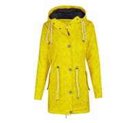SCHIETWETTER Damen Regenjacke Lübeck, Friesennerz, Minimalprint, Regenmantel, Regenparka, wasserdicht, Winddicht