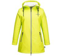SCHIETWETTER Damen Regenjacke Regenfee Afke, Friesennerz, wasserdicht, Winddicht, verschweißte Nähte, leicht gefüttert Lime 44