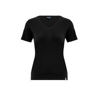 SCHIETWETTER Damen T-Shirt Liv Leuchtfeuer, Oberteil, Basic, 100% Bio Baumwolle, V-Ausschnitt, Kurzarm