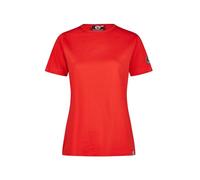 SCHIETWETTER Damen T-Shirt Maja, Shirt, 3D-Print, 100% Baumwolle, Poloshirt, Rundhalsshirt, Strandshirt, unifarben, luftig red 40