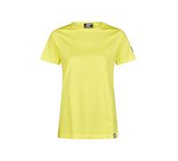 SCHIETWETTER Damen T-Shirt Maja, Shirt, 3D-Print, 100% Baumwolle, Poloshirt, Rundhalsshirt, Strandshirt, unifarben, luftig Yellow 38