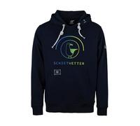 SCHIETWETTER Herren Hoodie Hansi, Kapuzenpullover, Sweater, Langarm-Pullover, 3D-Druck, geprägt 3D-Logo-Print, warm, bequem Navy 6XL