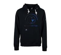 SCHIETWETTER Herren Hoodie Hansi, Kapuzenpullover, Sweater, Langarm-Pullover, 3D-Druck, geprägt 3D-Logo-Print, warm, bequem anthrazit 2XL