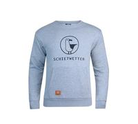 SCHIETWETTER Herren Pullover Arthur Achtern, Sweatshirt, Longsleeve, Sweater, Langarm, Rundhals, ohne Kapuze Grey 6XL