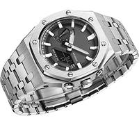 SCHIK Mod Kit 5. Edelstahl-Uhrenarmbandgehäuse für Ga2100/2110, Metall-Uhrenarmband-Lünette, Ersatzzubehör, Gm2100, Achat