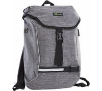 Wheel Bee® LED-Backpack City Lights, 18 Liter Rucksack, grünes LED Licht für optimale Sichtbarkeit, USB-Port mit Kabel