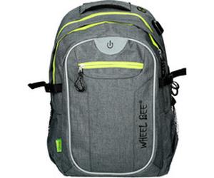 Schildkröt Wheel Bee Revolution , Rucksack grau, LED, 30 Liter