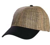 Schildmütze in Seegrass schwarz, Einheitsgröße