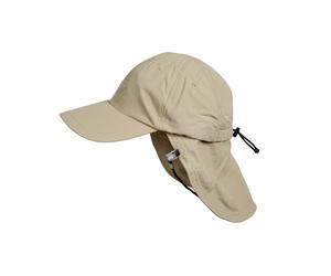 Schildmütze mit Nackenschutz aus Supplex beige, XL