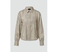 Schimmernde Bluse mit verdeckter Knopfleiste 46 creme 2175860.07W1.46