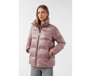 Schimmernde Daunenjacke mit Stehkragen pink 42