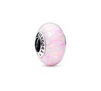 Schimmernder Charm aus Sterlingsilber mit synth. Opal