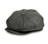 Schirmmütze Herren Flatcap - Gatsby Ballonmütze Tellermütze Newsboy Hut Baker Boy 8-Panel Shelby Schiebermütze Sommer/Winter Einstellbare Größe