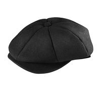Schirmmütze Herren Schiebermütze, Gatsby Flatcap Herren Ballonmütze Tellermütze Newsboy Hut Baker Boy Mütze 8-Panel Schiebermützen Shelby Schirmmützen für Herren Sommer/Winter Einstellbare Größe