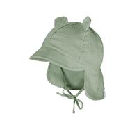 Schirmmütze MAXIMO, Baby, Gr. 41, frostgrün, Web, Baumwolle, Mützen, mit Nackenschutz und Öhrchen (86910039-41) frostgrün