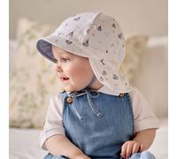 Schirmmütze MAXIMO, Jungen, Gr. 41, weiß, blau, Web, Baumwollmischung, Mützen (82573522-41) weiß, blau