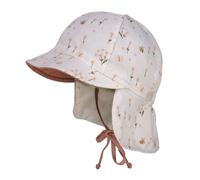 Schirmmütze MAXIMO, Jungen, Gr. 43, weiß, rosa, Web, Baumwollmischung, Mützen (52081504-43) weiß, rosa