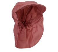 Sterntaler Schirmmütze Nacken Basic - Unisex Baby- und Kinder Mütze mit Nackenschutz - UV-Schutz 50+ Hut aus Popeline (Bio) - leichte Sommer Kopfbedeckung mit Gummiband - Rosenholz, Größe 49