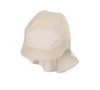 Schirmmütze mit Nackenschutz Beige, Größe 53 | Sterntaler