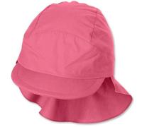 Sterntaler Unisex Kinder Schirmmütze mit Nackenschutz Ohne Bindebänder Kindermütze, koralle, 49