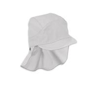 Schirmmütze mit Nackenschutz Lichtgrau, Größe 55 | Sterntaler
