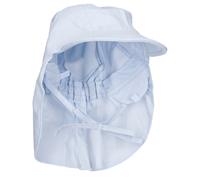 Sterntaler Schirmmütze mit Nackenschutz Bio-UV-Popeline UV-Schutz 50+ Hellblau Gr. 49