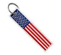 Schl sselanh nger mit Flagge und EDC-Schl sselring f r Motorr der, Roller, Autos und Geschenke Vereinigte Staaten von Amerika