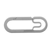 SCHL¨¹sselanh?nger Titanlegierung Outdoor - Robuste SCHL¨¹sselkette mit Karabinerhaken und Split Ring f¨¹r Au?enbereich, Wetterfester SCHL¨¹sselhalter f¨¹r Wandern und Camping