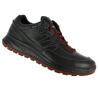 Schladminger Gesundheitsschuhe/Wanderhalbschuhe Art. Salzburg Low mit griffiger Luftpolstersohle und echtem Leder Obermaterial | Wanderschuhe | Freizeitschuhe | Dämpung (EU 41, Schwarz)