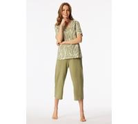 Schlafanzug 3/4-lang linde - Comfort Essentials 38