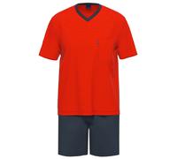 Schlafanzug AMMANN "Schlafanzug kurz Men / Nightwear", Herren, Gr. 58, rot, Obermaterial: 100% Baumwolle CO., Homewear-Sets Schlafanzug (34089702-58) rot