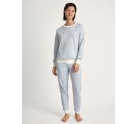 CALIDA Special Bündchen-Pyjama Damen, mit Rippbündchen an Ärmeln und Hose