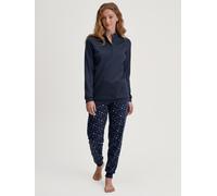 CALIDA - WOMEN Pyjamas with cuff peacoat blue - Gr. - S