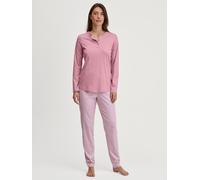 Schlafanzug CALIDA, Damen, Gr. XS (36/38), lila (lilas), Obermaterial: 100% Baumwolle, casual, Homewear-Sets (99738601-XS) lilas